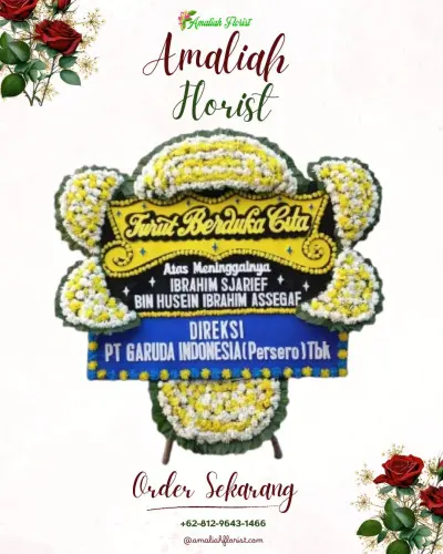 Papan Bunga Duka di Wonorejo