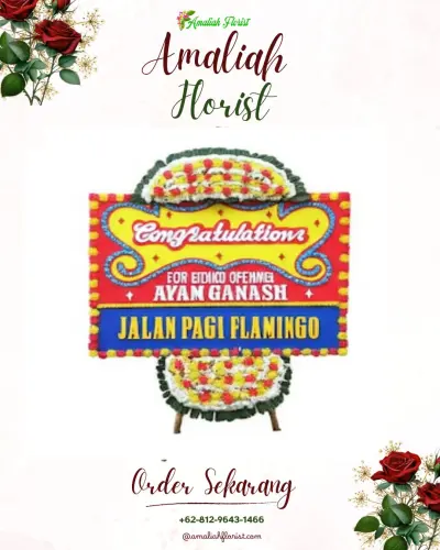Bunga Papan Congratulation di Wonorejo